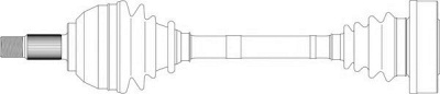 GENERAL RICAMBI ar3034 -  Приводной вал